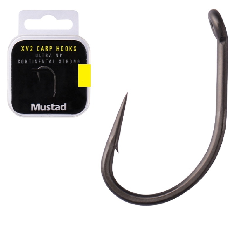Mustad-XV2-carp hook-continental strong-8
