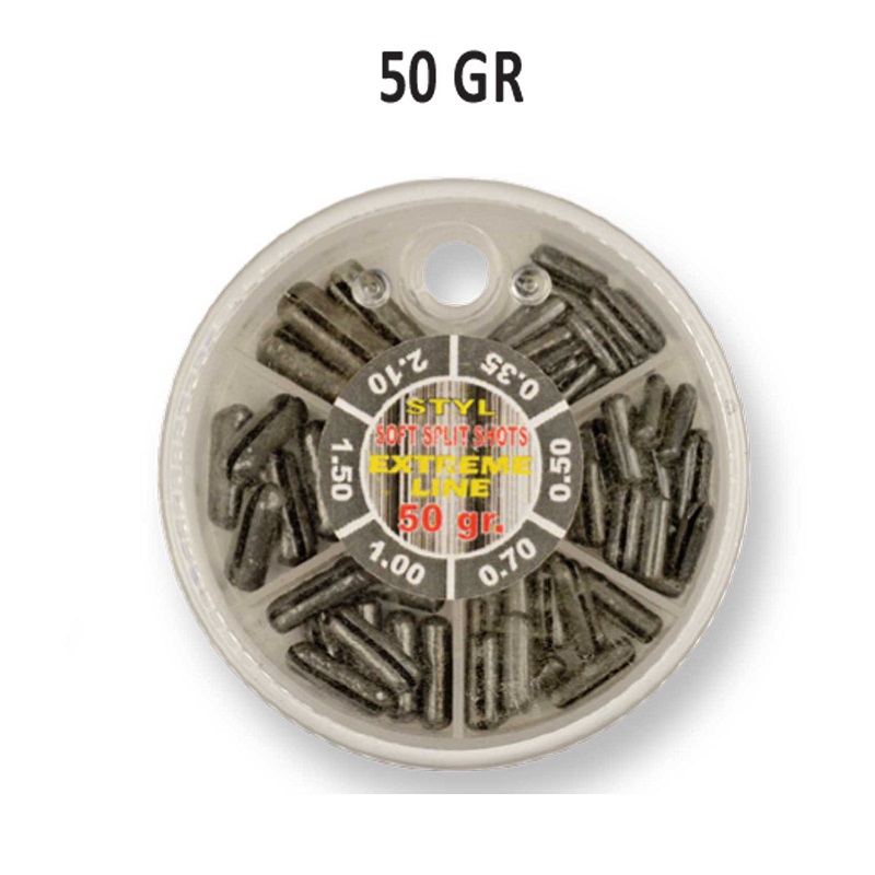 Extreme line-olovo duguljasto-kutija mix-50g